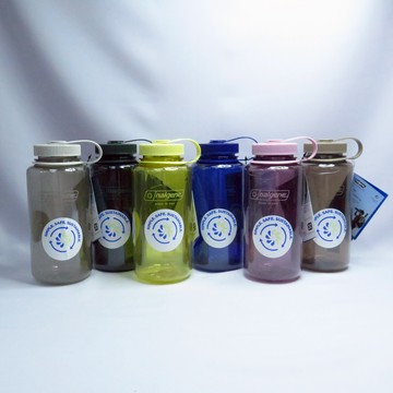 Nalgene 單色寬嘴水壺 20205-6色 1L 戶外 日常 送水瓶刷