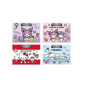 三麗鷗 歡樂系列 A4橫式板夾(隨機出貨) 墊腳石購物網