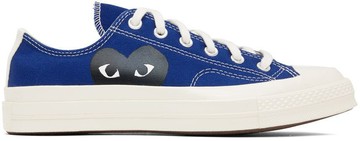 Comme des Garçons Play 蓝色 Converse 联名 Chuck 70 运动鞋