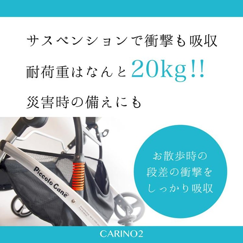 ピッコロカーネ　カリーノ2　グレー CARINO2 カリーノ2 ピッコロカーネ ファスナータイプ 対面式