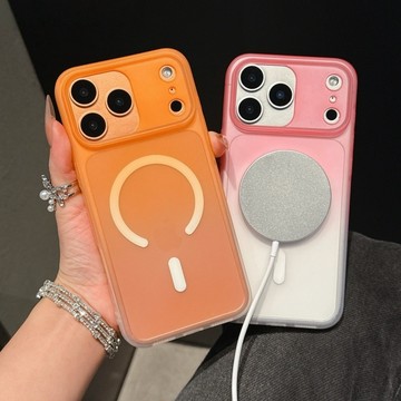 漸變霧面磨砂 半透明 強力磁吸 保護殼 手機殼 適用於 蘋果 iPhone 17 16 15 14 13 Pro max