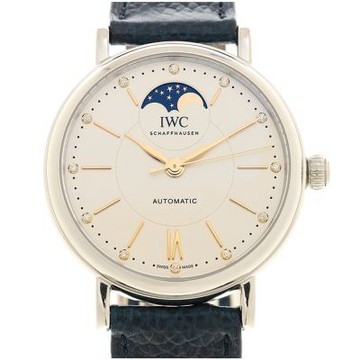 IWC 萬國錶 柏濤菲諾月相中性皮帶表(IW459601)x37.1mm