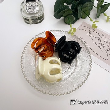 🔆台灣現貨實拍🔆#218 韓國磨砂抓夾 歐美馬尾抓夾 法式氣質磨砂中號鯊魚夾