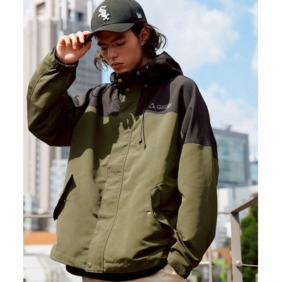 Bark Manhattan Gerry ジェリー 別注 ラバーロゴ オーバーサイズマウンテンパーカー Men ジャケット アウター マウンテンパーカー 通販 Lineポイント最大get Lineショッピング