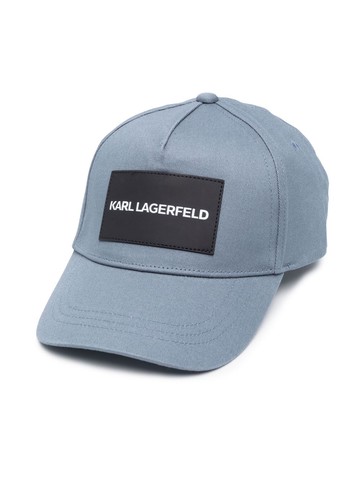 Karl Lagerfeld Kids - cotton logo patch cap - kids - Cotton - 58 cm - Blue