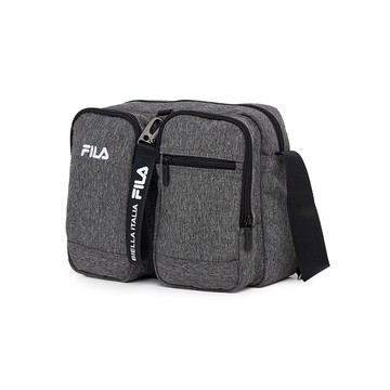 FILA 橫式城市機能斜背包-麻灰 BMZ-5201-MY