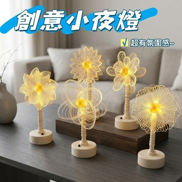 現貨🧩創意小夜燈 創意氛圍燈 LED轻奢小臺燈 简约亚克力氛圍燈 创意小台灯 少女房 卧室 床头装饰小夜灯 送朋友 小禮
