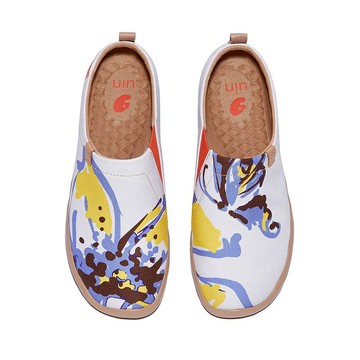 【 Uin 】西班牙原創設計 | 蝶舞鬱香 彩繪休閒 女鞋