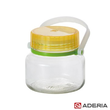 【ADERIA】日本進口醃漬玻璃罐1L(黃)