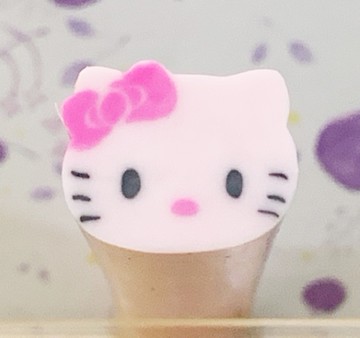 【震撼精品百貨】凱蒂貓_Hello Kitty~日本SANRIO三麗鷗 KITTY 長條造型橡皮擦-大頭粉#65408