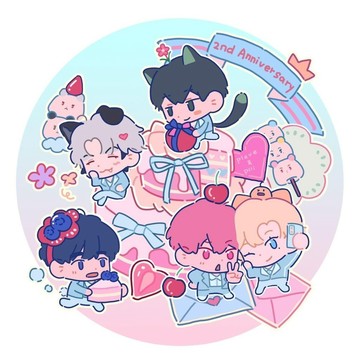 PLAVE男團週邊2nd Anniversary吧唧穀子痛包胸針徽章馬口鐵58mm