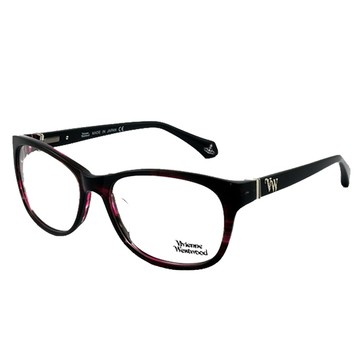 【Vivienne Westwood】英國薇薇安魏斯伍德●VW標誌光學眼鏡(黑/紫) VW354-03