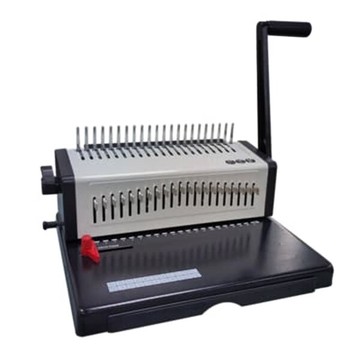 黃金甲 cb-20b 膠環裝訂機 手動雙把手型全鋼結構/21孔可抽刀