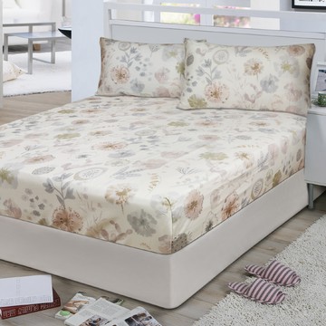 【多利寶寢具】FITNESS_100%純天絲雙人60支床包枕套三件組-豐收滿園