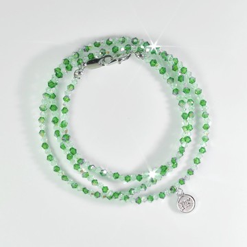 奧地利水晶 清透綠 - 眼鏡鏈/手鏈/口罩鏈/Airpods耳機鏈/項鏈