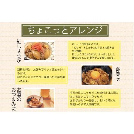 ふるさと納税 特選黒毛和牛 熊野牛 牛丼の具 5Pセット 和歌山県太地町