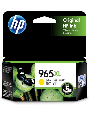 HP 965XL 高印量黃色原廠墨水匣 (3JA83AA) For HP OJ Pro 9010/9018/9016/9019/9012/9020/9028/9026