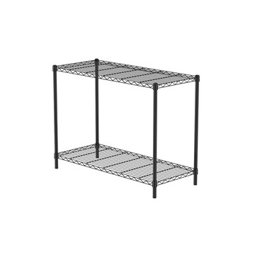 特力屋 烤漆二層架寬106*深46*高80公分(黑)