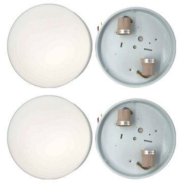 DANCELIGHT 舞光 玻璃蛋糕吸頂燈 E27 OD-6051 2個  時尚白