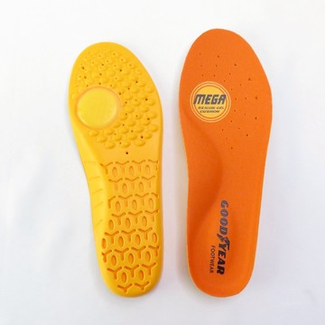 GOODYEAR 固特異 GACI43016 重磅減壓 緩震鞋墊 穩定 支撐 抗菌 橙黃【iSport愛運動】