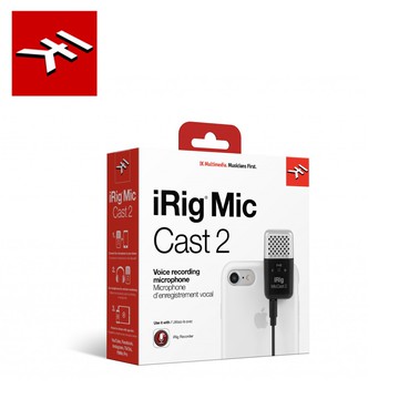 IK Multimedia iRig Mic Cast 2 超小型錄音麥克風二代【敦煌樂器】