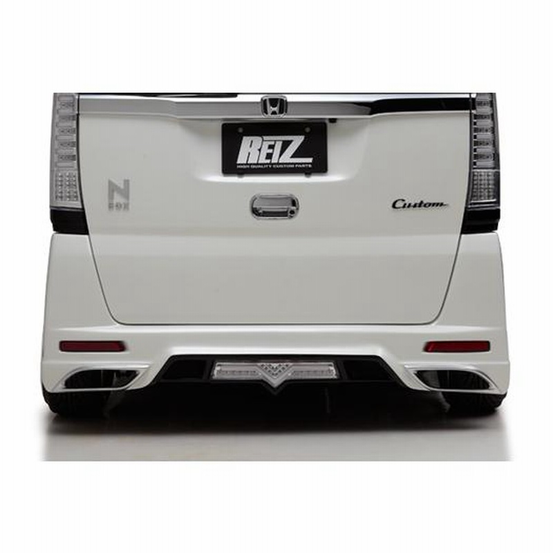 NBOXカスタム　リヤバンパー　ブルー shiningparts_aero-nbox-rear-np-1