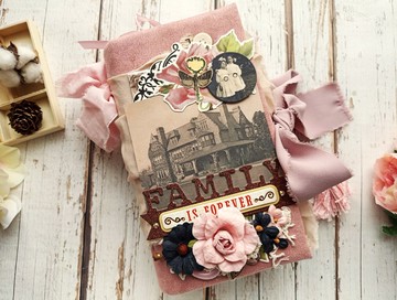 傳承雜誌風手帳 手工製作 復古 浪漫 愛情 家族 筆記本 販售中