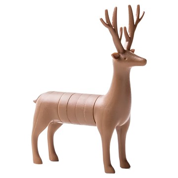 QUALy 森林鹿磁鐵 75 x 35 x 60mm  QL10175  1個