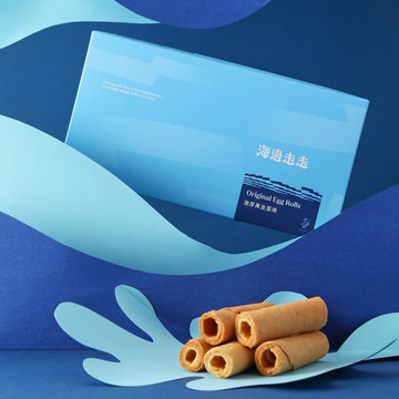 【海邊走走】【海邊走走】激厚黃金蛋捲2盒 ，下單後5個工作天出貨(中秋月餅)