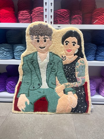 把喜歡的人和動物都織進來 lTuft Tuft Cat 客製地毯 抱枕