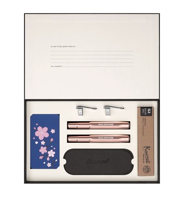 Moleskine Sakura Collection Notebooks and Pens Gift Set