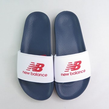 NB U 50 Slides M502C5 男女通用款 拖鞋 涼拖鞋 D楦 海綿內襯 白/藍紅
