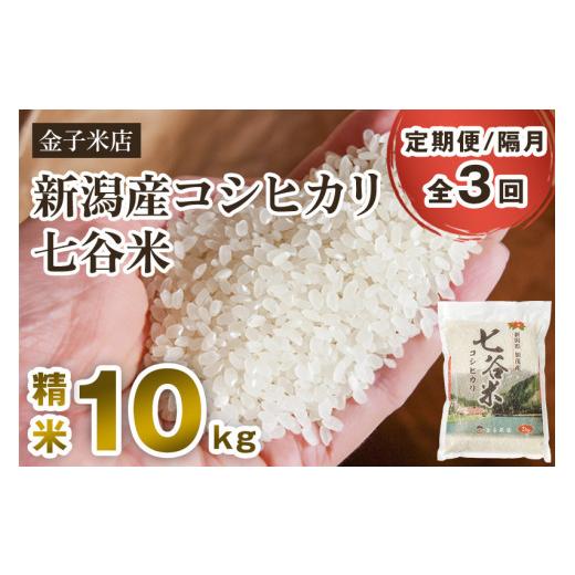 ふるさと納税 新潟県 加茂市 老舗米穀店が厳選 新潟産 従来品種コシヒカリ「七谷米」精米10kg（5kg×2）白米 窒素ガス充填パックで鮮…