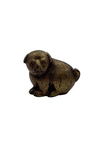 可愛小狗・黃銅老件