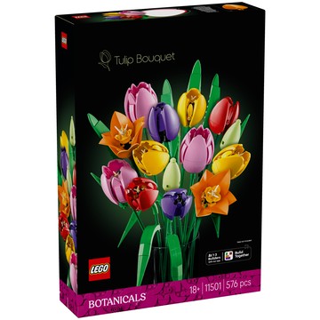 LEGO 11501 花藝系列 鬱金香花束 Tulip Bouquet  混和顏色  1個