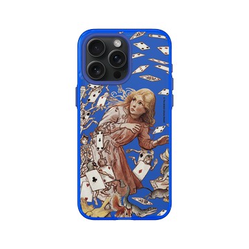 iPhone 15 Pro Max Clear 激光藍 - The British Library - 愛麗絲夢遊仙境