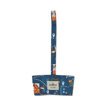 珠友Chuyu花布杯套式飲料杯提袋/PB-80035-04/柴遊