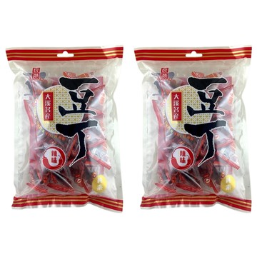 良澔 大溪名產豆丁 辣味 辦公室OL點心 下酒菜  220g  2袋