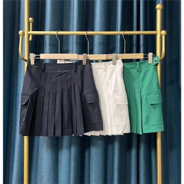 E001高爾夫球短裙春夏新品女士百褶邊透氣運動半身韓單小怪獸惡魔