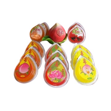 【老食說】拜拜祝壽 祝壽果凍(新中桃)_100個/箱(芒果、草莓、水蜜桃_隨機出貨)