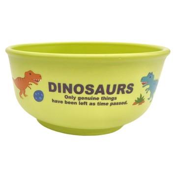 Skater 銀離子幼兒塑膠碗 97 x 48mm 230ml  恐龍圖鑑 綠色  1個