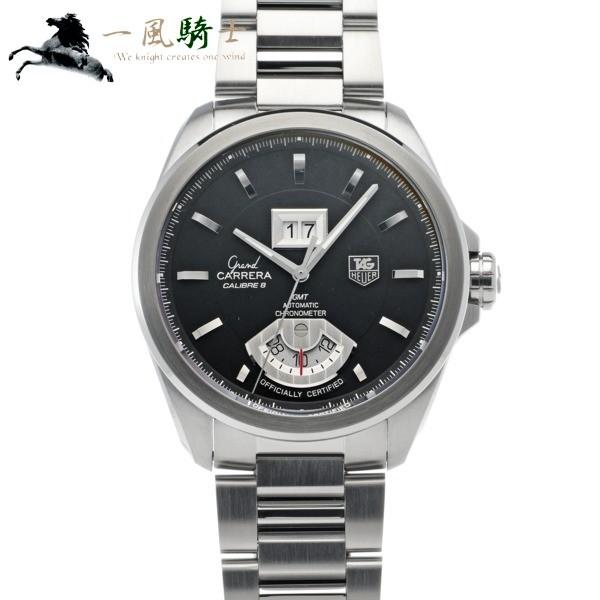 内部点検済 TAG Heuer タグホイヤー グランドカレラ キャリバー8 WAV5112 BA0901 GMT ビッグデイト シルバー SS ステンレス メンズ 自動巻き【6ヶ月保証】【腕時計】