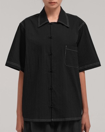 Unisex：襯衫 (黑色)