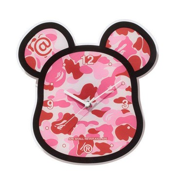 【日貨代購CITY】BAPE APE ABC BE@RBRICK WALL CLOCK 迷彩 時鐘 3色 現貨