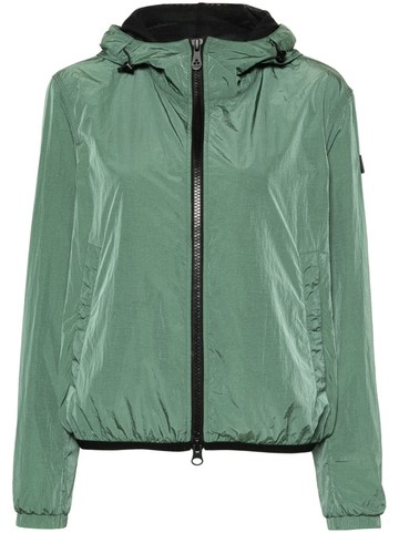 Peuterey - Nigle Short logo-appliqué jacket - women - Polyamide/Polyester - S - Green
