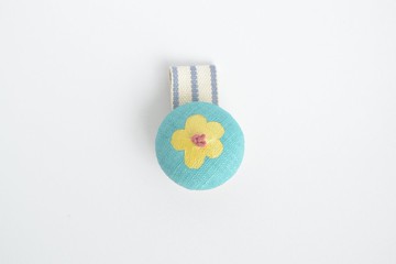 手感布包釦集線器 - 小黃花