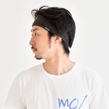 毛巾布 窄版 高彈性 頭巾式髮帶 自由尺寸 抗菌 防臭 日本製