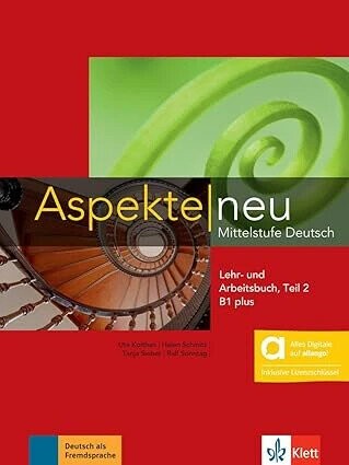 Aspekte neu B1 plus Teil 2. Lehr- und Arbeitsbuch Hybride Ausgabe allango (1版) Deutsch  Klett