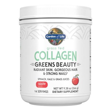 Collagen Greens Beauty Powder Apple  266 Grams by Garden of Life