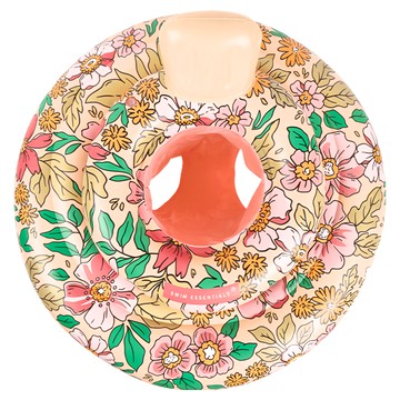 SWIM ESSENTIALS 嬰幼兒充氣坐式泳圈 花卉圖案  蜜蜜花園 多色  1個